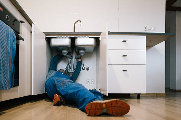 Professional Drain Cleaning technician working in Gnadenhutten, OH